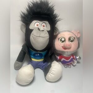 SING 2 JOHNNY & Outta PLUSH TOY GORILLA LEATHER JACKET TOMY 2021